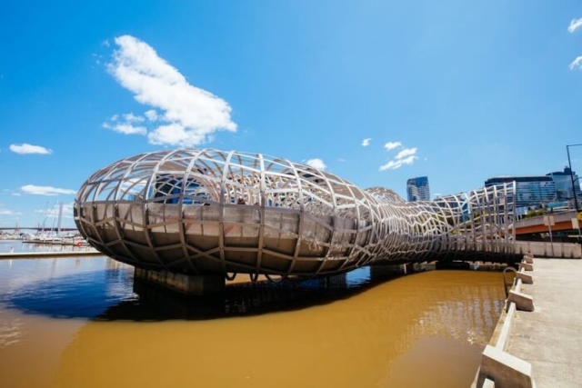 Webb bridge at Docklands